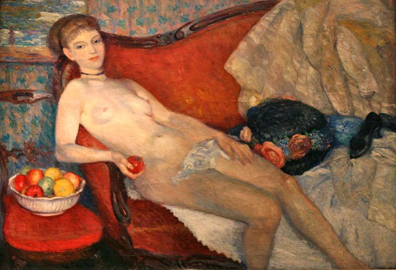 Nude with Apple, William Glackens